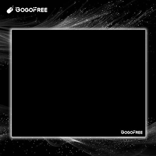GOGOFREE Tempered Glass Gaming Mouse Pad