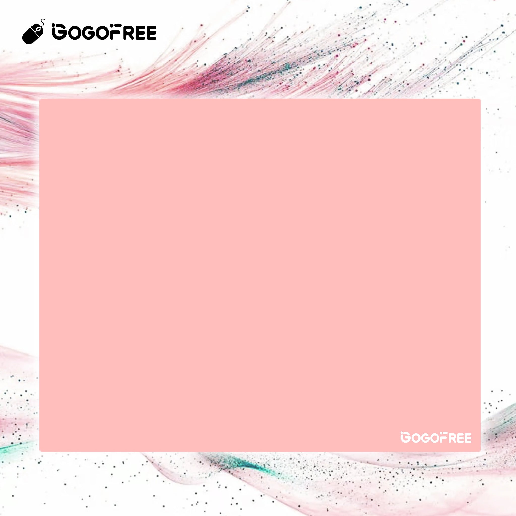 GOGOFREE 강화 유리 게이밍 마우스 패드