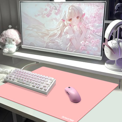 GOGOFREE Glass Mousepad Pink